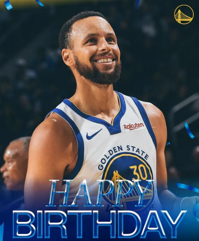 开云-38岁了！祝NBA历史最伟大的射手库里生日快乐！